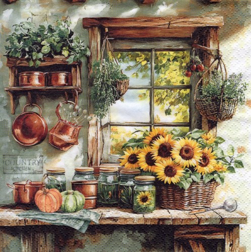 Servietten herbst country - 3, servietten~