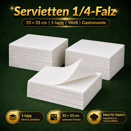 Prägeservietten lagig - -,