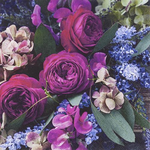 Servietten rich flowers - servietten,