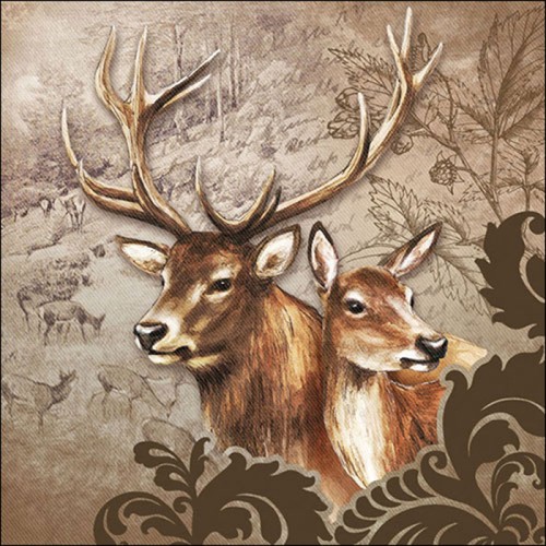 Servietten papier 33x33cm - 20,